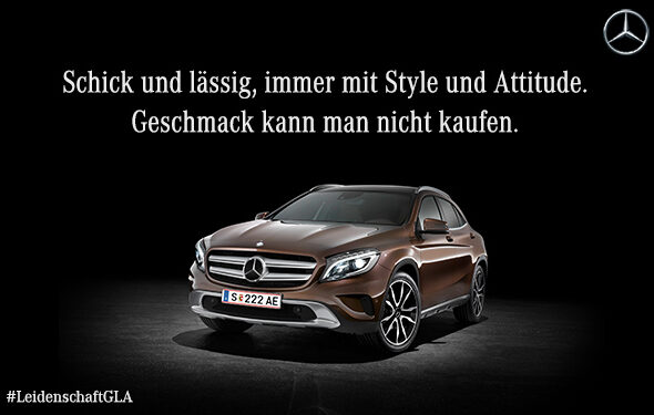 Pulpmedia realisiert GLA-Kampagne für Mercedes-Benz Österreich
