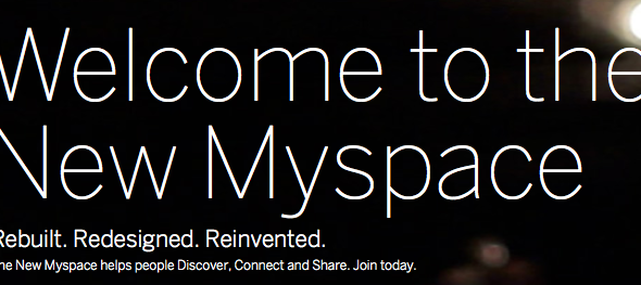 New MySpace featuring Justin Timberlake