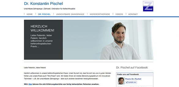 Relaunch Zahnarzt Dr. Pischel