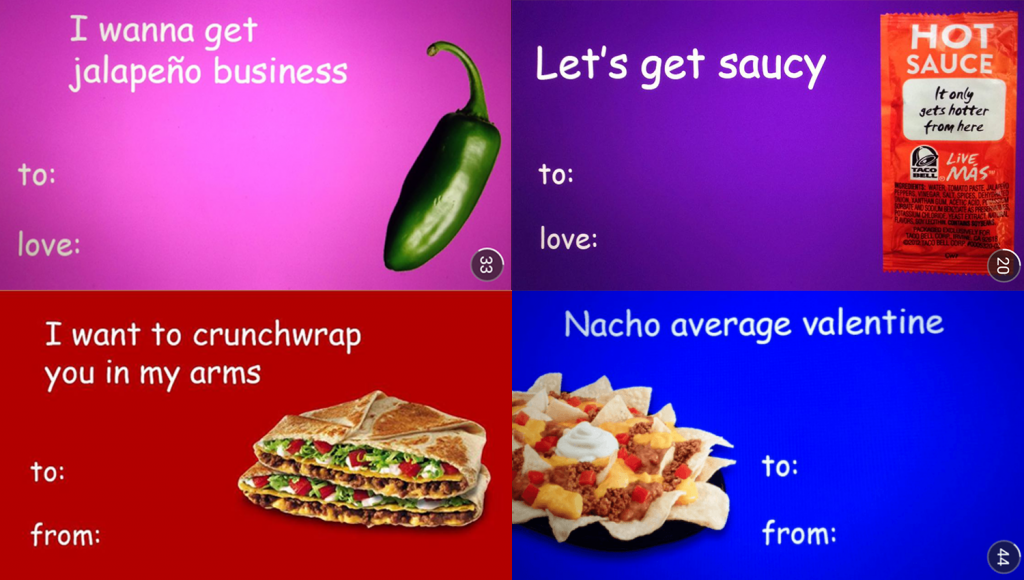 Snapchat-Kampagne von Taco Bell zum Valentinstag